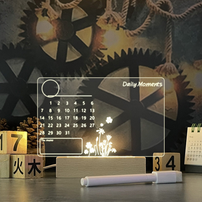 GlowMemo™ LED Message Board Lamp